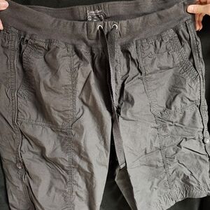 Calvin Klein Charcoal Drawstring Shorts Size 10